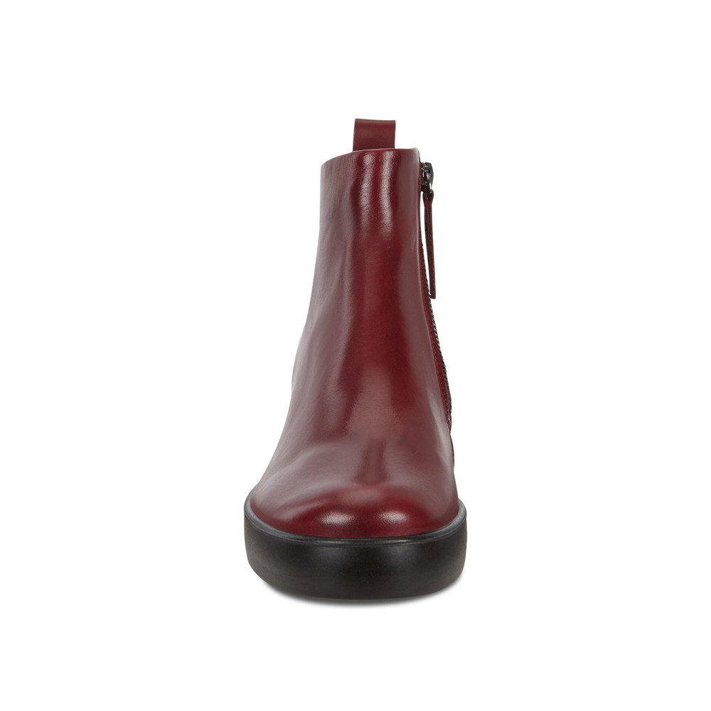 Womens Boots - ECCO Shape Sculpted Motion 35 - Burgundy - 3749QFYAN